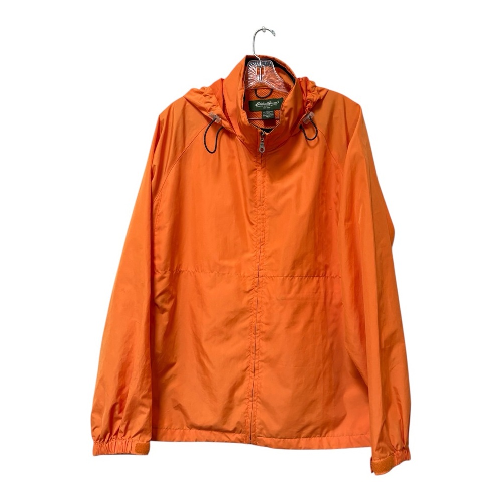 Eddie Bauer Bright Orange Windbreaker